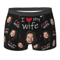 Boxer Homme Personnalisé Photo Visage - Sous-Vêtement Humoristique | Cadeau Saint-Valentin