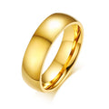 Alliances Mariage Personnalisées Gravure Prénom Or - Bagues Couple Acier Inoxydable Anniversaire