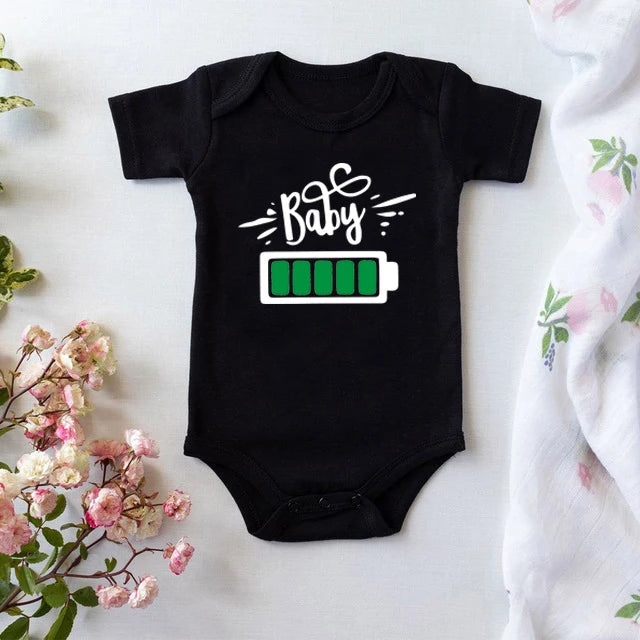 T-Shirts Assortis Famille Motif Batterie - Tenues Père Mère Enfant Bébé