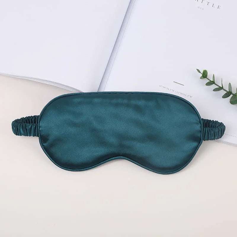 Masque Sommeil Soie Personnalisé Monogramme - Cadeau Demoiselle d'Honneur avec Sac