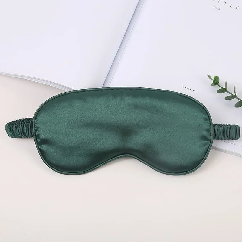 Masque Sommeil Soie Personnalisé Monogramme - Cadeau Demoiselle d'Honneur avec Sac
