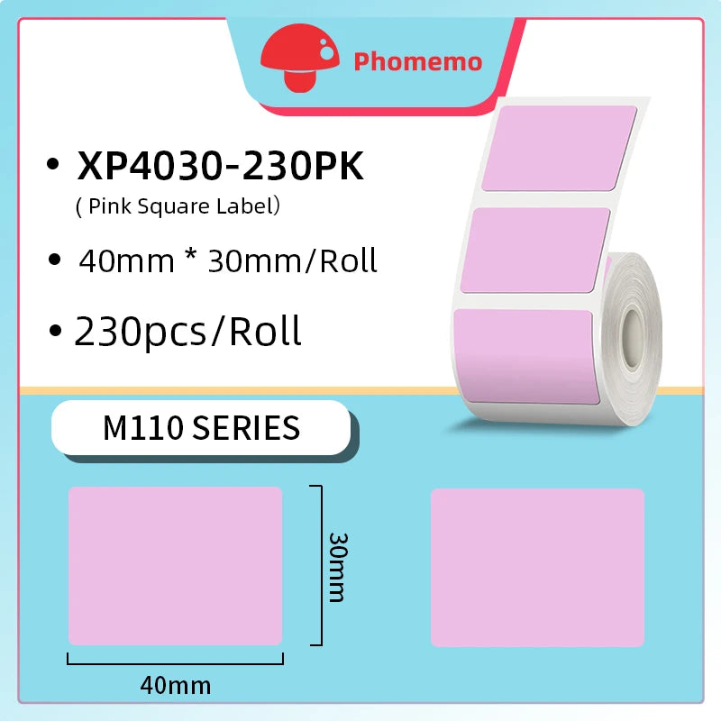 Imprimante Étiquettes Thermique Phomemo M110 - Bluetooth Portable pour Codes-Barres & Prix