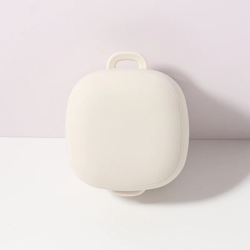 Coffret Souvenirs Bébé en Silicone - Boîte Mémoire Dents de Lait, Cordon & Tétine Personnalisable