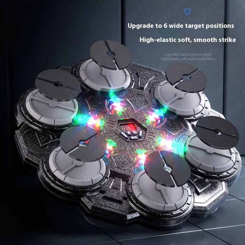 Machine de Boxe Musicale Bluetooth avec Score - Jeu Interactif Anti-Stress pour Enfants et Adultes