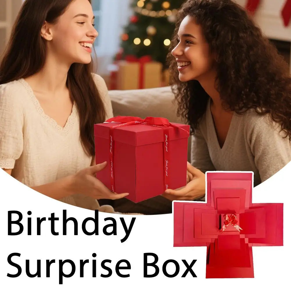 Boîte Cadeau Explosion DIY Saint-Valentin - Album Photo Surprise Personnalisé