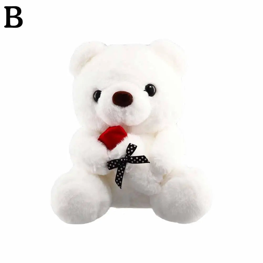 Ours en Peluche Kawaii avec Roses 25cm - Cadeau Romantique Saint-Valentin