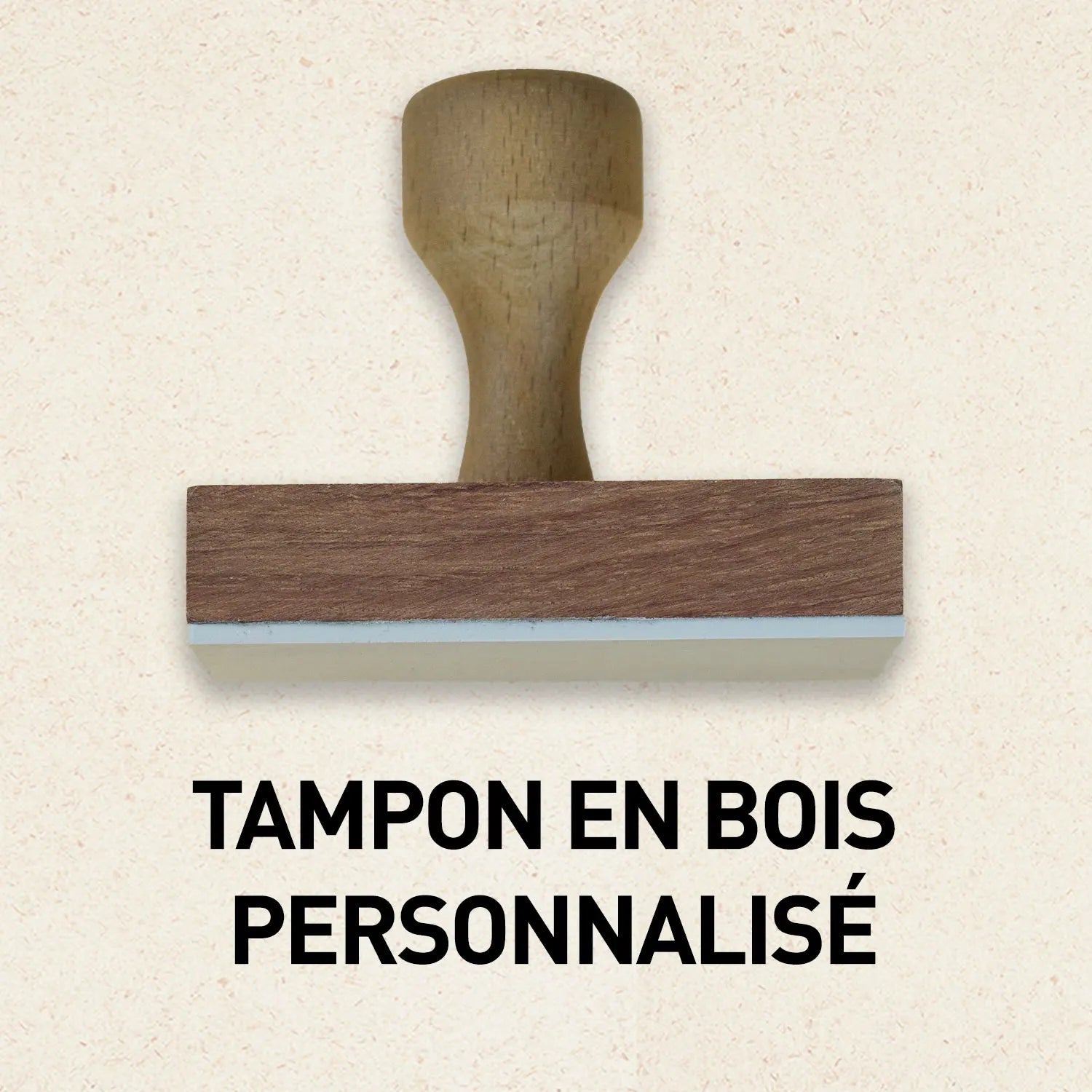 Tampon Personnalisé Logo Photo 40mm - Mariage Entreprise Adresse