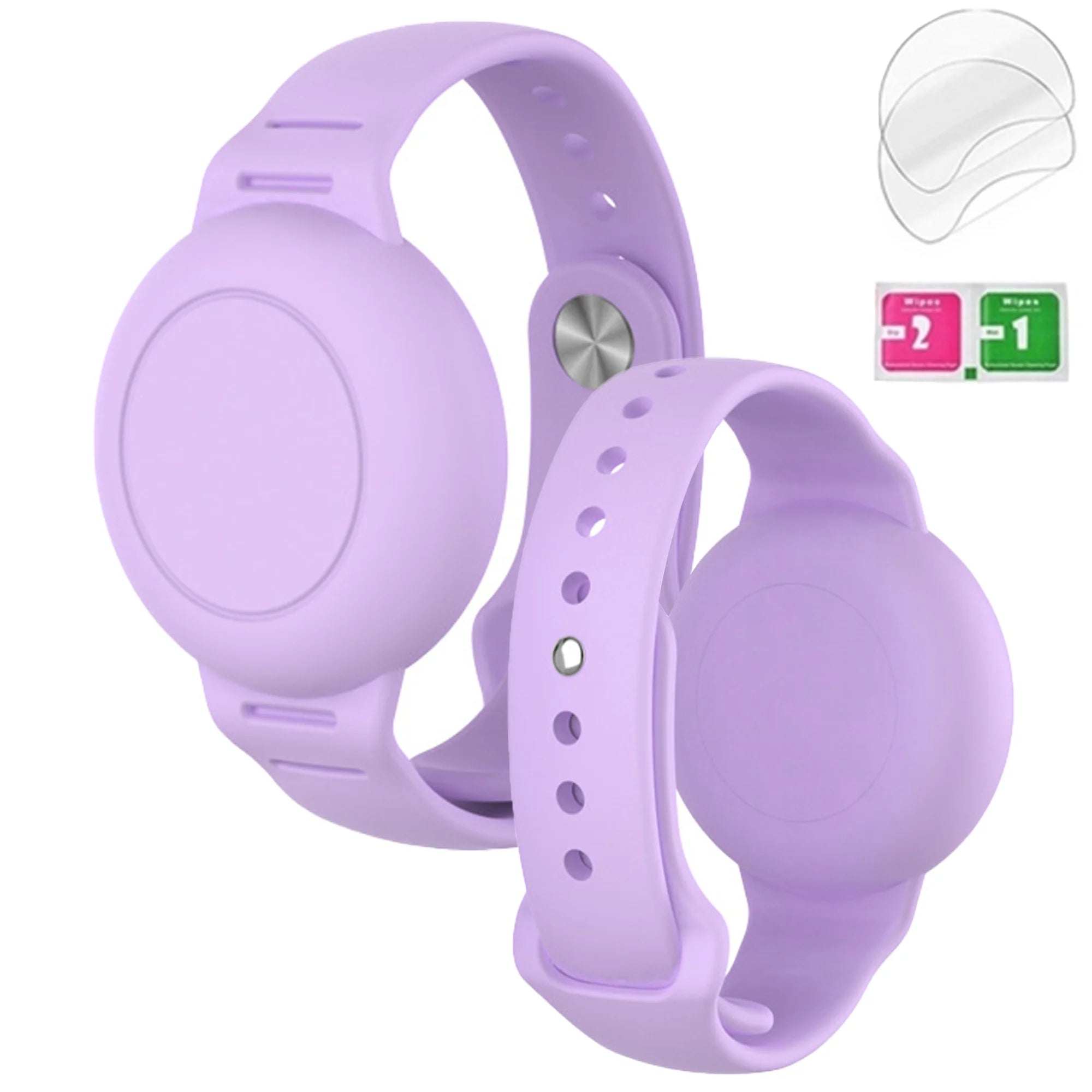 Bracelet AirTag Étanche Enfant Silicone - Tracker GPS Sécurité