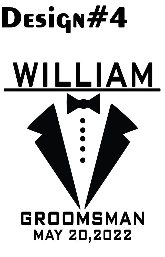 Verre Whisky Personnalisé Gravé 300ml - Cadeau Témoin Garçon d'Honneur Mariage