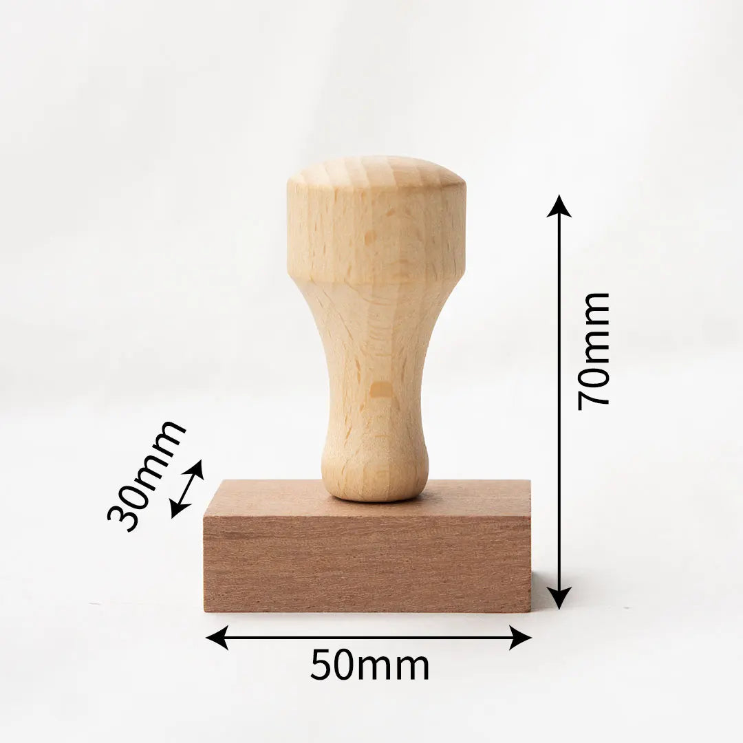 Tampon Personnalisé Logo Photo 40mm - Mariage Entreprise Adresse