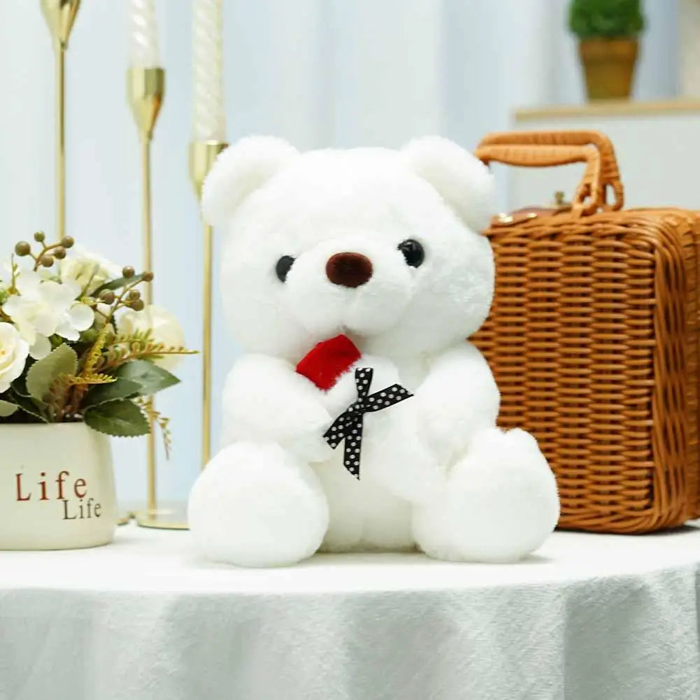 Ours en Peluche Kawaii avec Roses 25cm - Cadeau Romantique Saint-Valentin