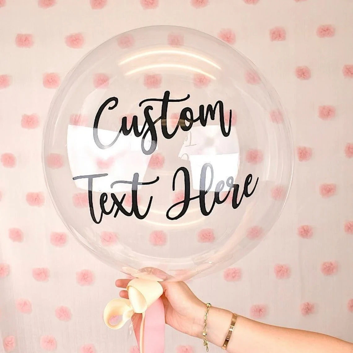 Stickers Personnalisés Ballons Bobo Prénoms 45/60/90cm - Mariage Baby Shower