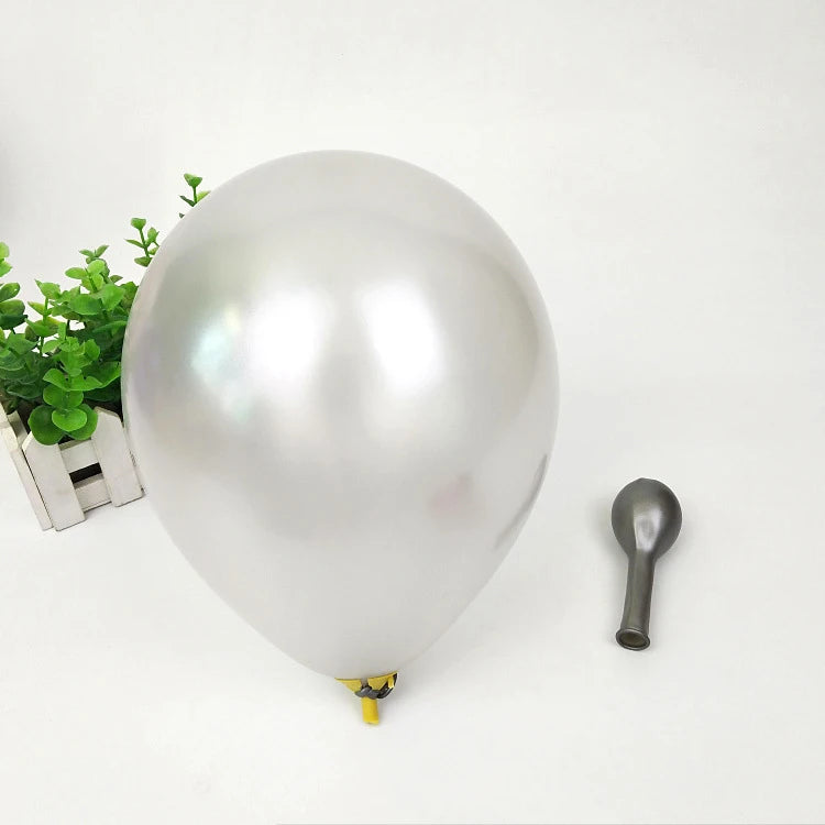 Ballons Latex Nacrés 50 Pièces - Décoration Mariage Anniversaire Fête