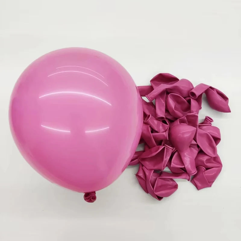 Ballons Latex Roses 20 Pièces 30cm/25cm/12cm - Baby Shower Anniversaire Mariage