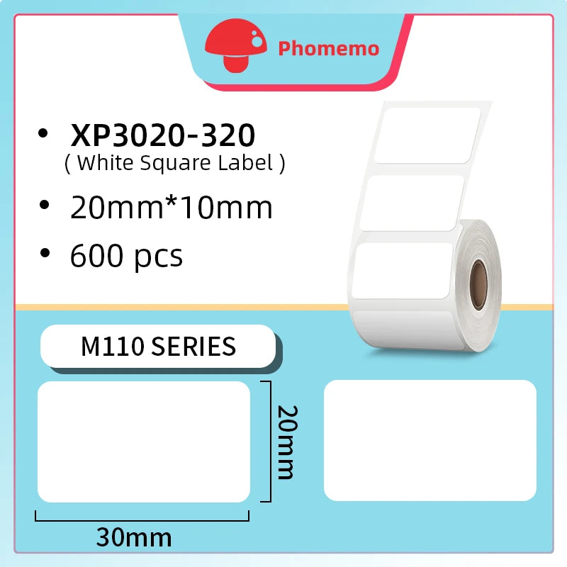 Imprimante Étiquettes Thermique Phomemo M110 - Bluetooth Portable pour Codes-Barres & Prix