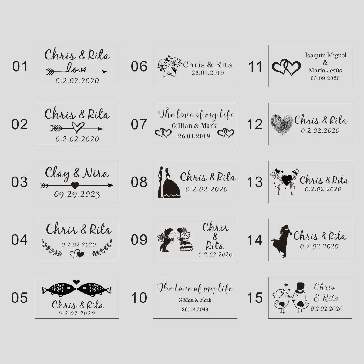 100 Étiquettes Bulles Savon Mariage Transparentes - Noms Dates Personnalisés