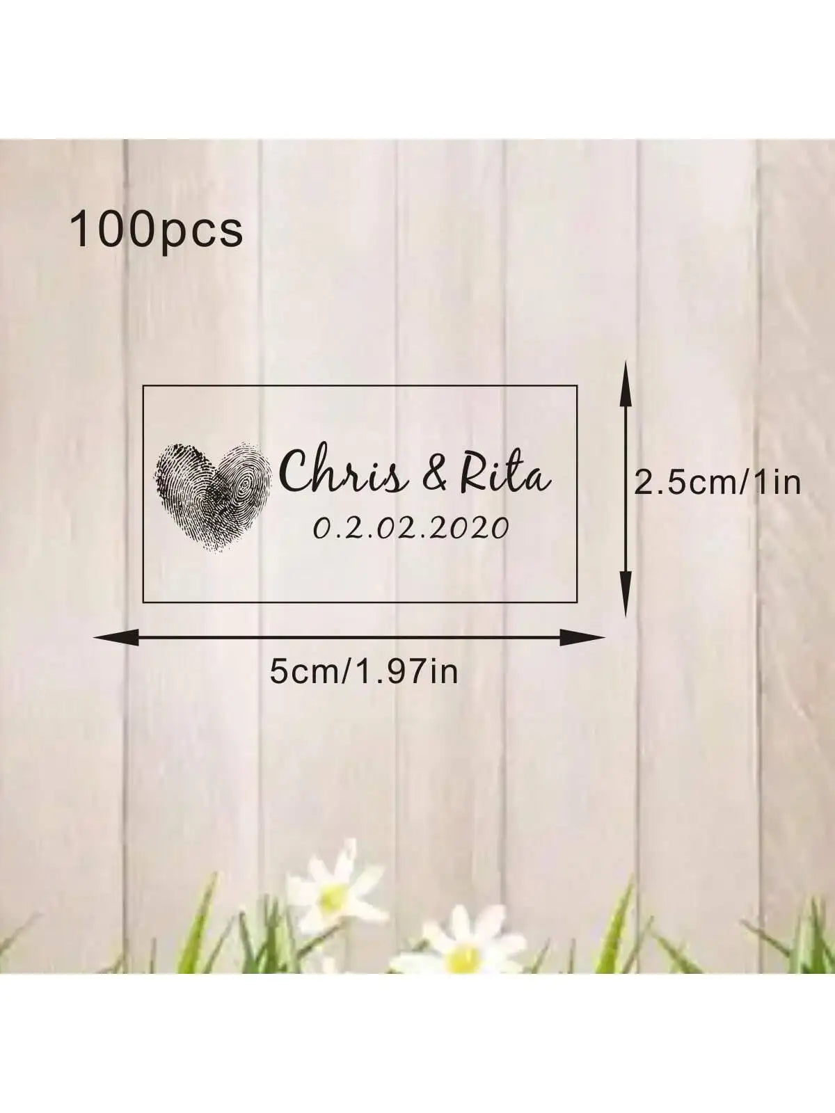 100 Étiquettes Bulles Savon Mariage Transparentes - Noms Dates Personnalisés