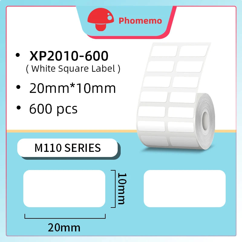 Imprimante Étiquettes Thermique Phomemo M110 - Bluetooth Portable pour Codes-Barres & Prix