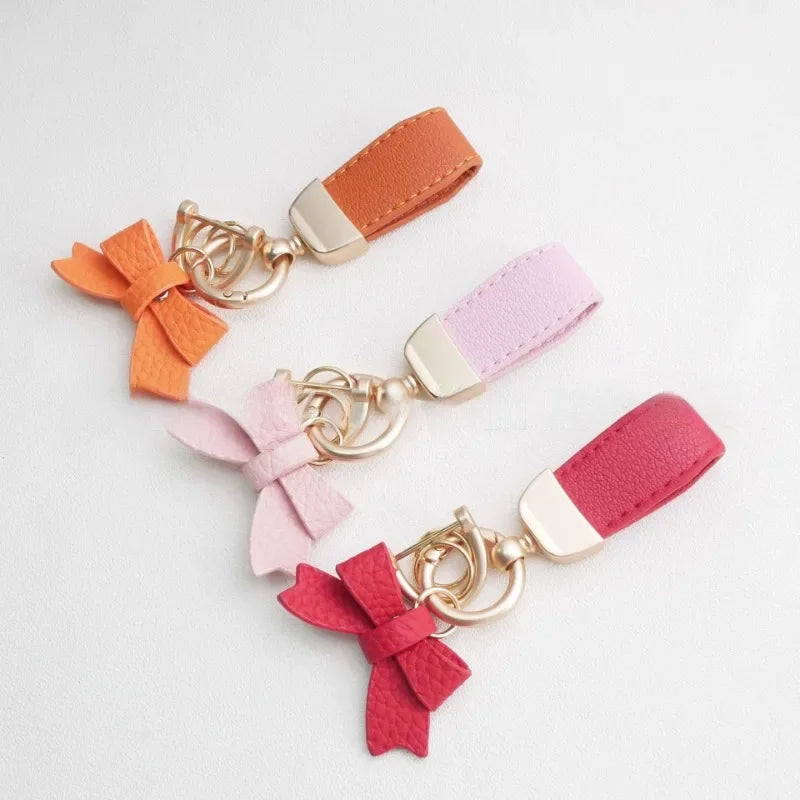 Porte-Clés Papillon Cuir Personnalisé - Gravure Laser Logo ou Prénom