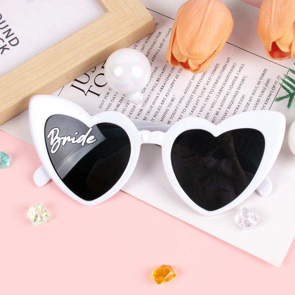 Lunettes Mariés Bride & Groom - Accessoire Photo Mariage EVJF - Lot 2 Pièces