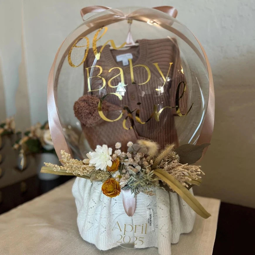 Stickers Personnalisés Ballons Bobo Prénoms 45/60/90cm - Mariage Baby Shower