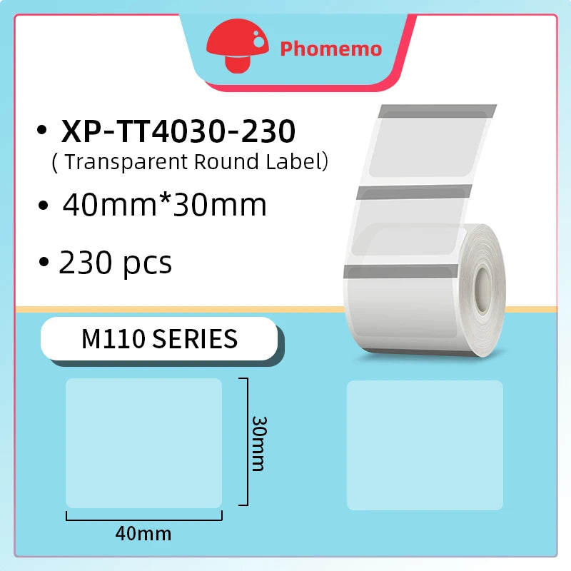 Imprimante Étiquettes Thermique Phomemo M110 - Bluetooth Portable pour Codes-Barres & Prix