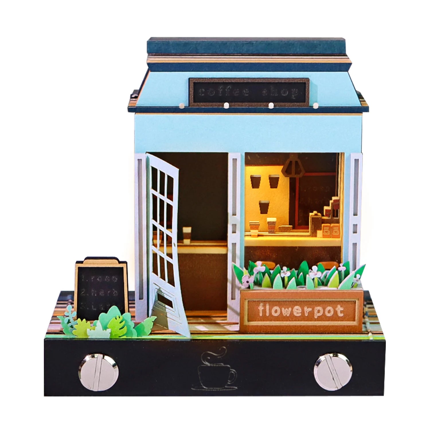 Bloc-Notes 3D Omoshiroi 160 Feuilles Sculpture Papier LED - Cadeau Original