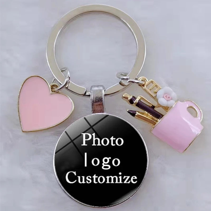 Porte-Clés Merci Maîtresse - Cadeau Fin d'Année Scolaire Personnalisable