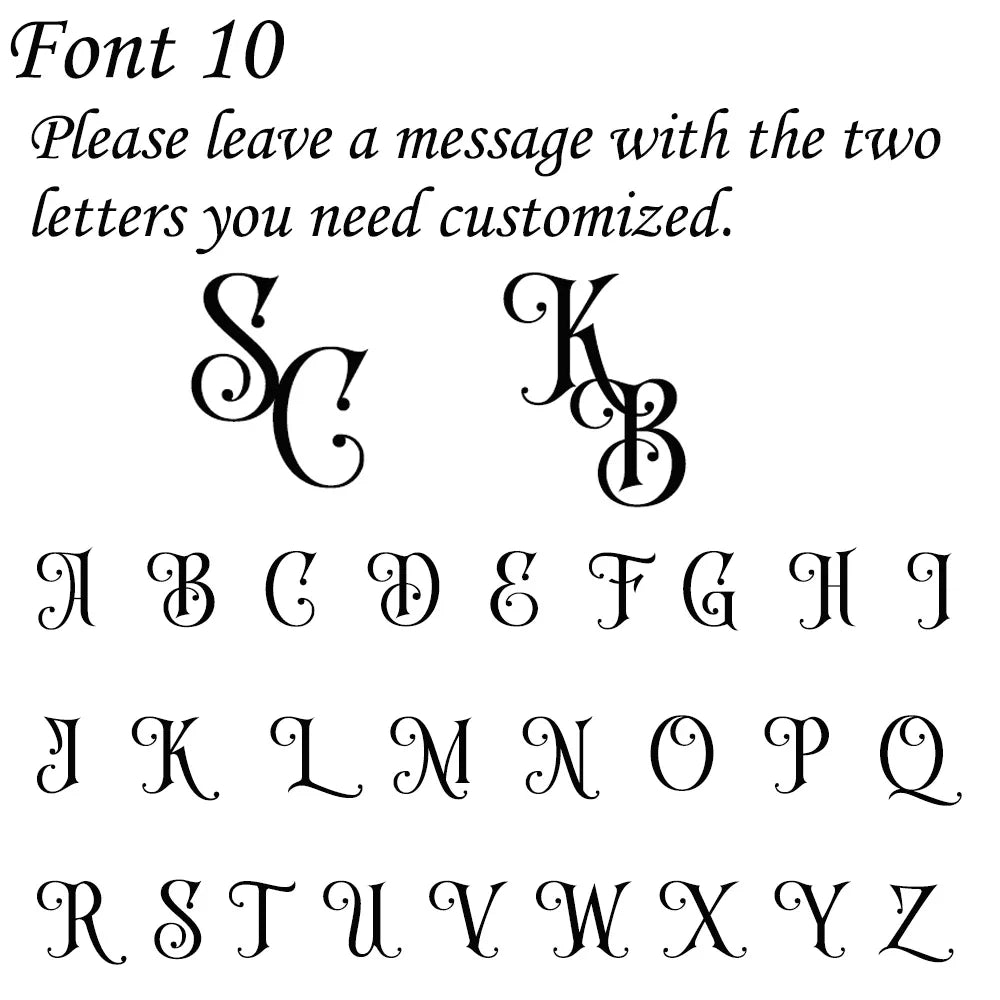 Boutons Manchette Personnalisés Initiales Acier Inoxydable - Cadeau Homme