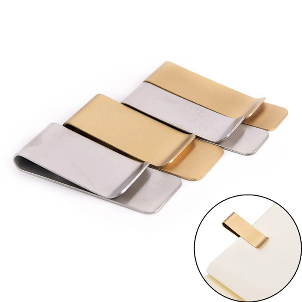 Clip Métallique Personnalisé Gravé Acier - Pince Billets Homme Cadeau Témoin