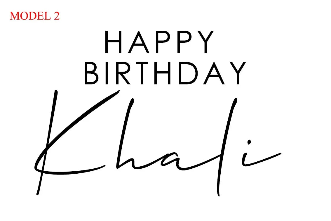 Stickers Personnalisés Ballons Bobo Prénoms 45/60/90cm - Mariage Baby Shower