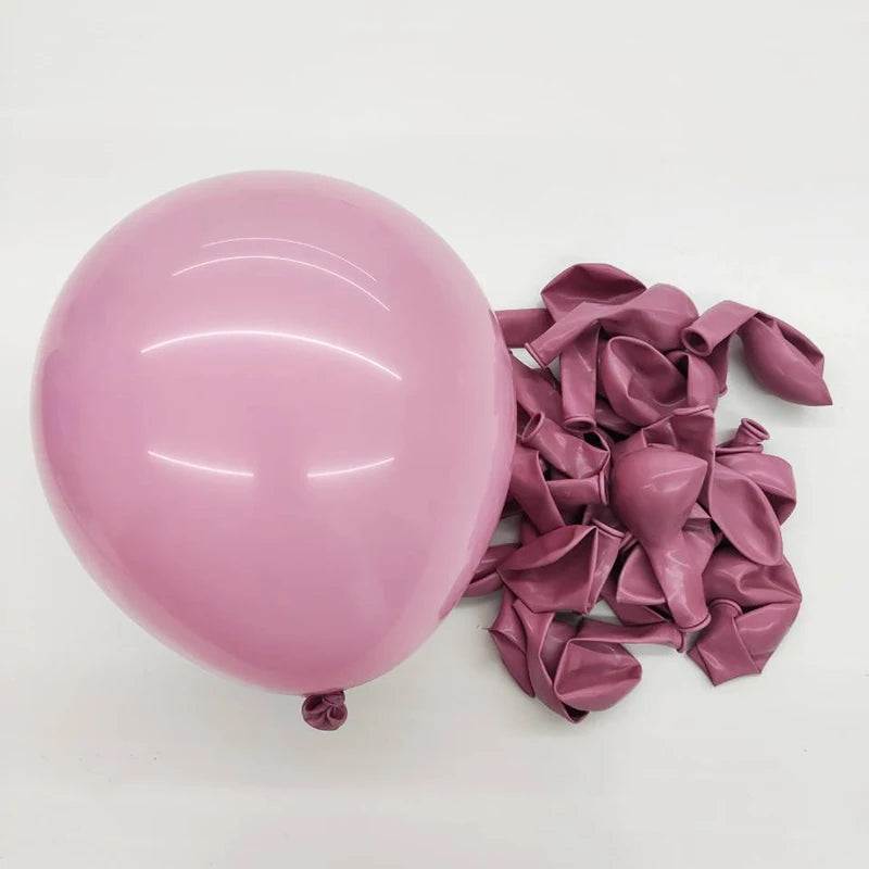 Ballons Latex Roses 20 Pièces 30cm/25cm/12cm - Baby Shower Anniversaire Mariage