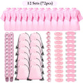 Set Spa Party Filles 6 Pièces - Peignoirs Satin Chaussons Sac Cadeau