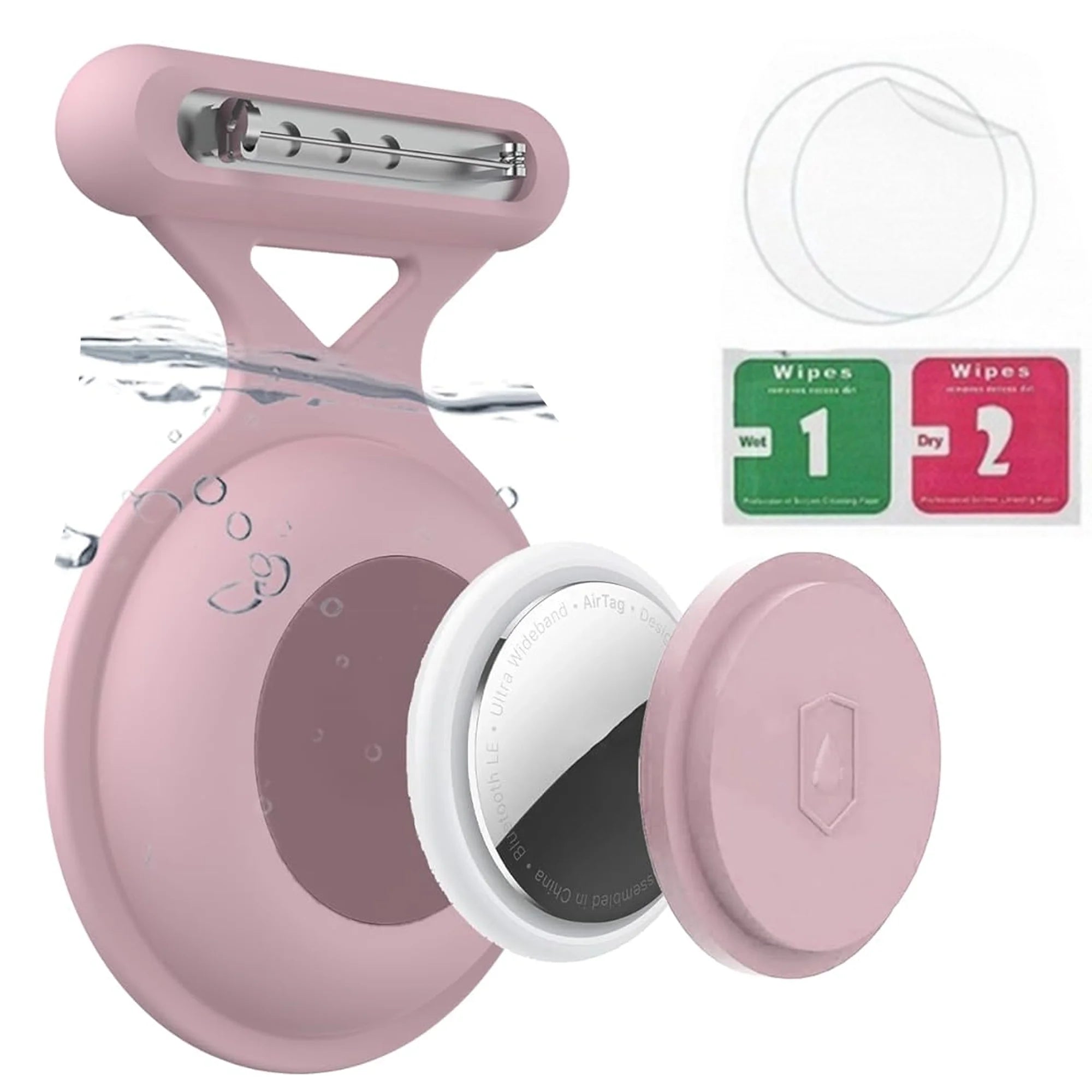 Bracelet AirTag Étanche Enfant Silicone - Tracker GPS Sécurité