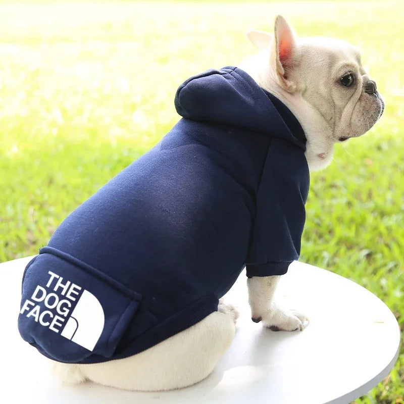Hoodie Chien Hiver Chaud - Sweat Mode Chihuahua Bouledogue Costume | Veste Automne