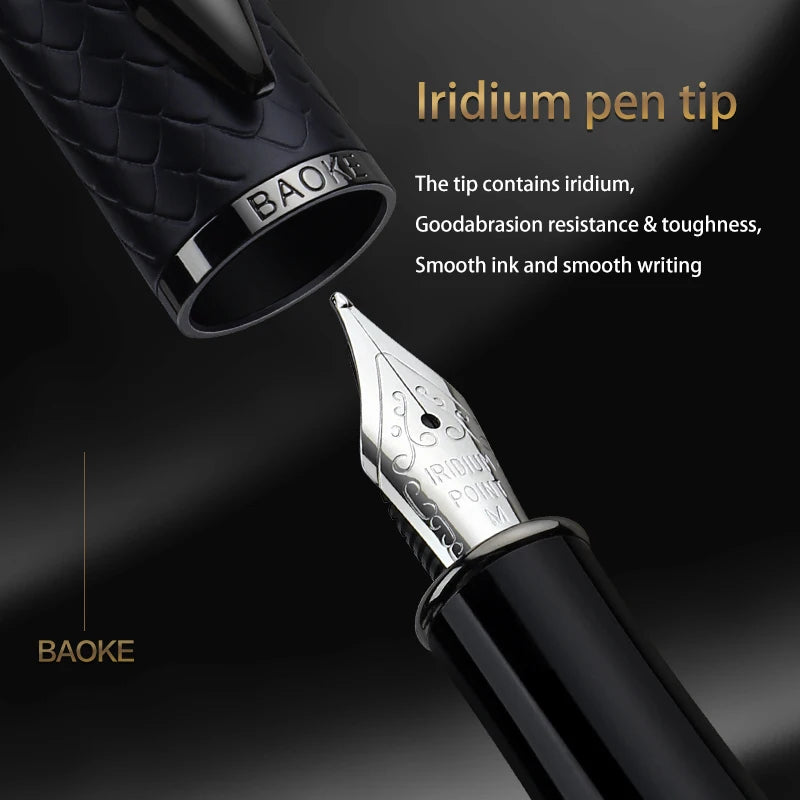Coffret Stylo Plume Premium BAOKE - Set Cadeau avec Encre & Cartouches | Écriture Élégante