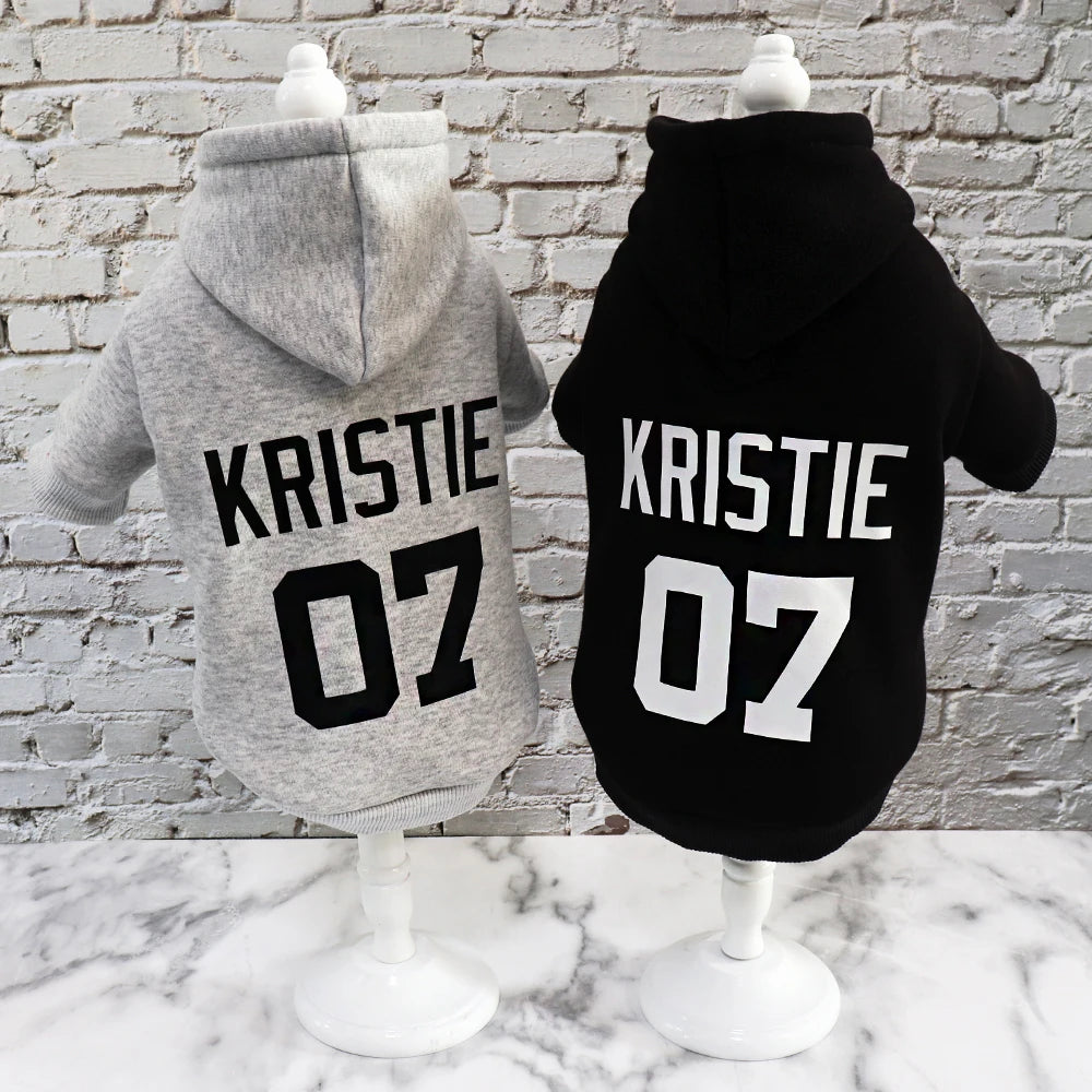 Hoodie Chien Personnalisé - Sweat à Capuche Coton pour Bouledogue Français Chihuahua | Hiver