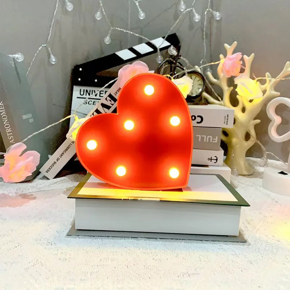 Lettre Lumineuse LED 16cm - Alphabet et Chiffres Décoratifs - Mariage Anniversaire Bar Maison