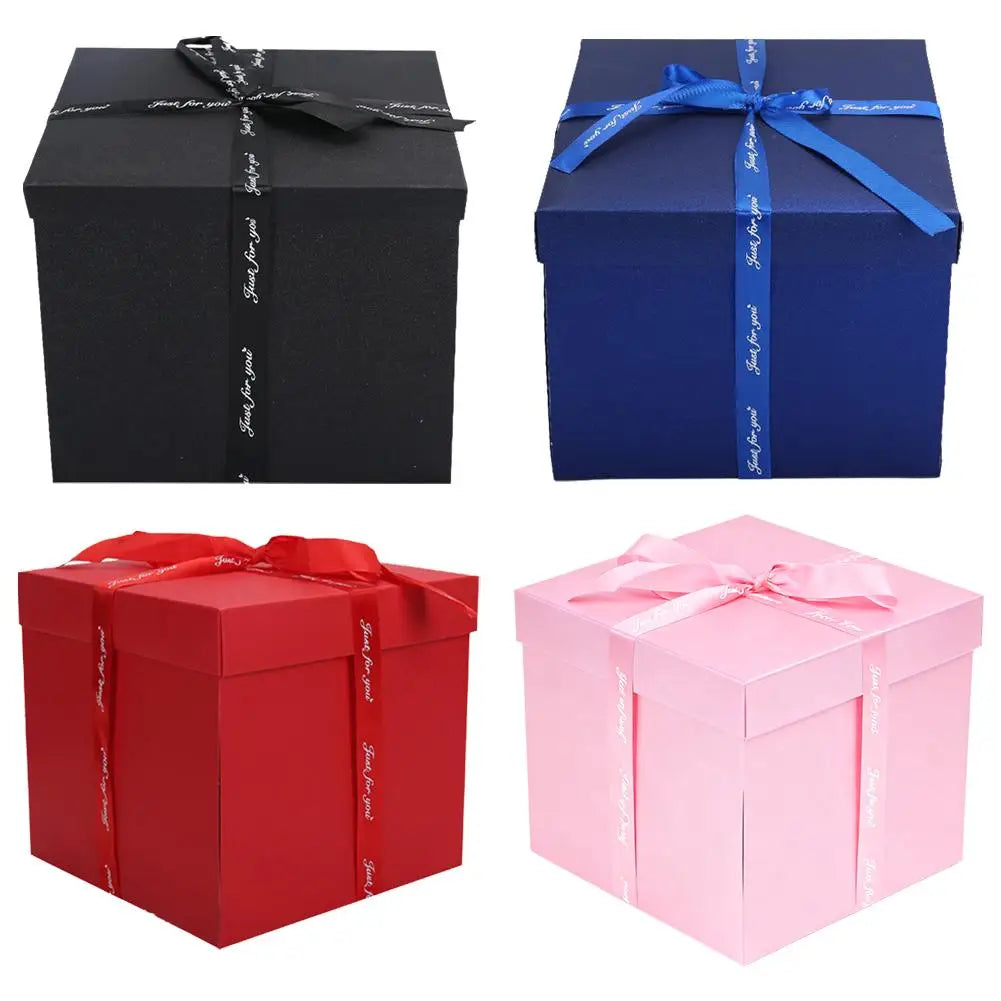 Boîte Cadeau Explosion DIY Saint-Valentin - Album Photo Surprise Personnalisé