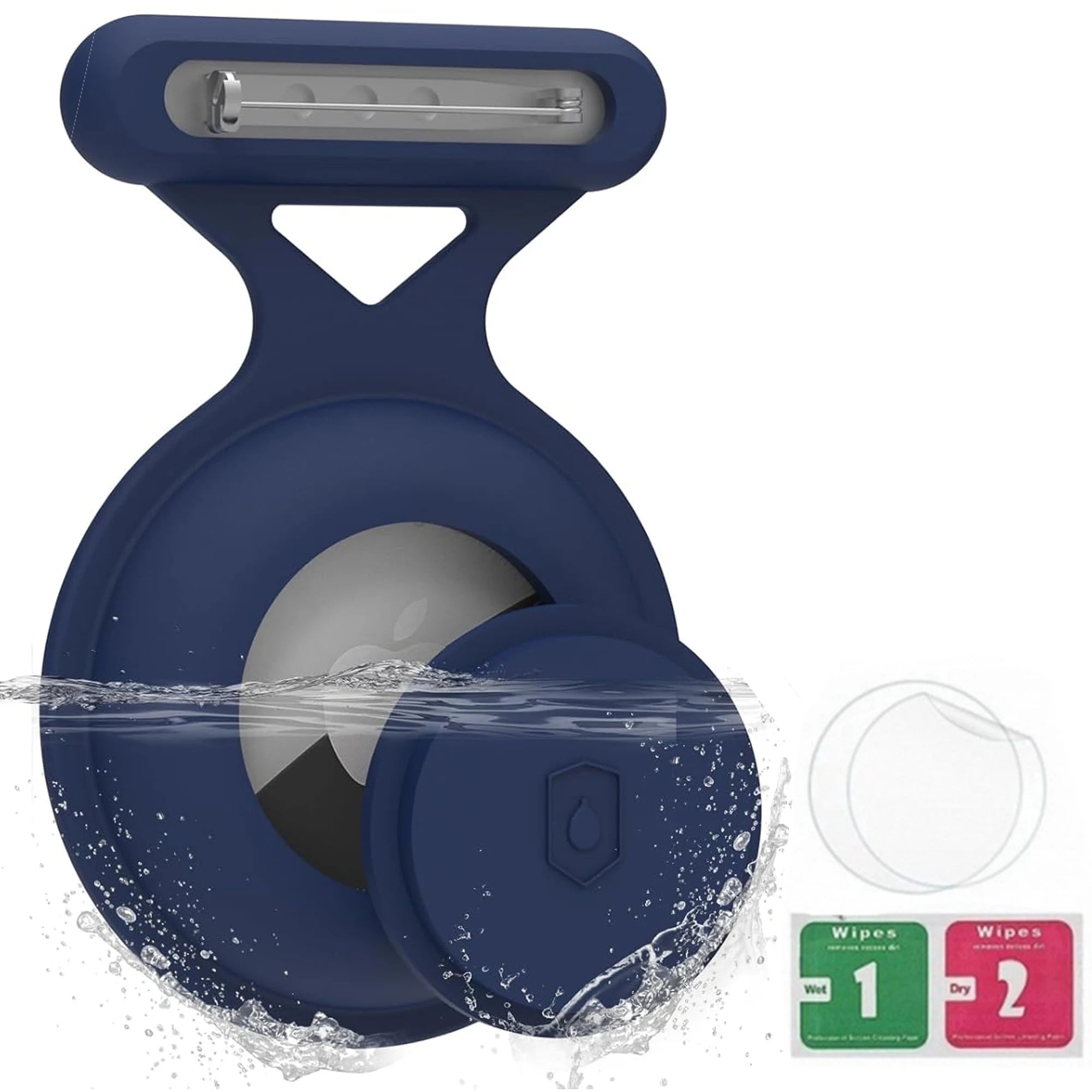 Bracelet AirTag Étanche Enfant Silicone - Tracker GPS Sécurité