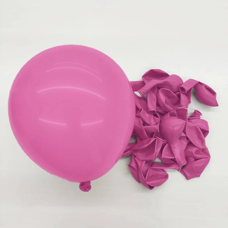 Ballons Latex Roses 20 Pièces 30cm/25cm/12cm - Baby Shower Anniversaire Mariage