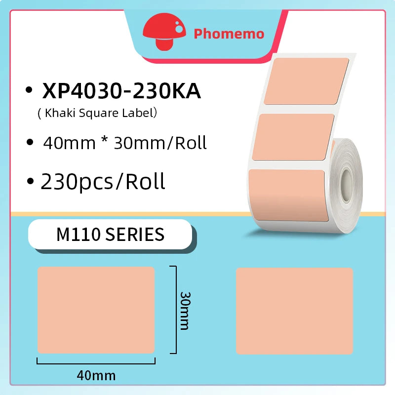 Imprimante Étiquettes Thermique Phomemo M110 - Bluetooth Portable pour Codes-Barres & Prix
