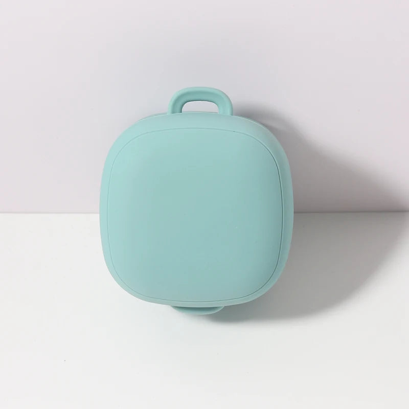 Coffret Souvenirs Bébé en Silicone - Boîte Mémoire Dents de Lait, Cordon & Tétine Personnalisable