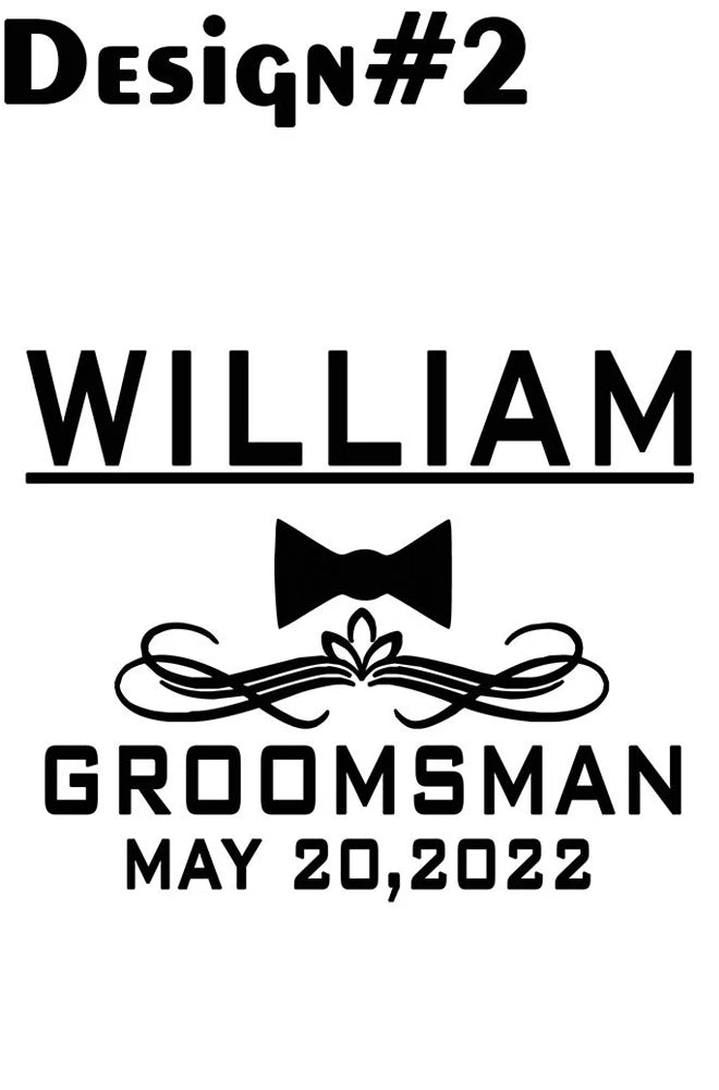 Verre Whisky Personnalisé Gravé 300ml - Cadeau Témoin Garçon d'Honneur Mariage