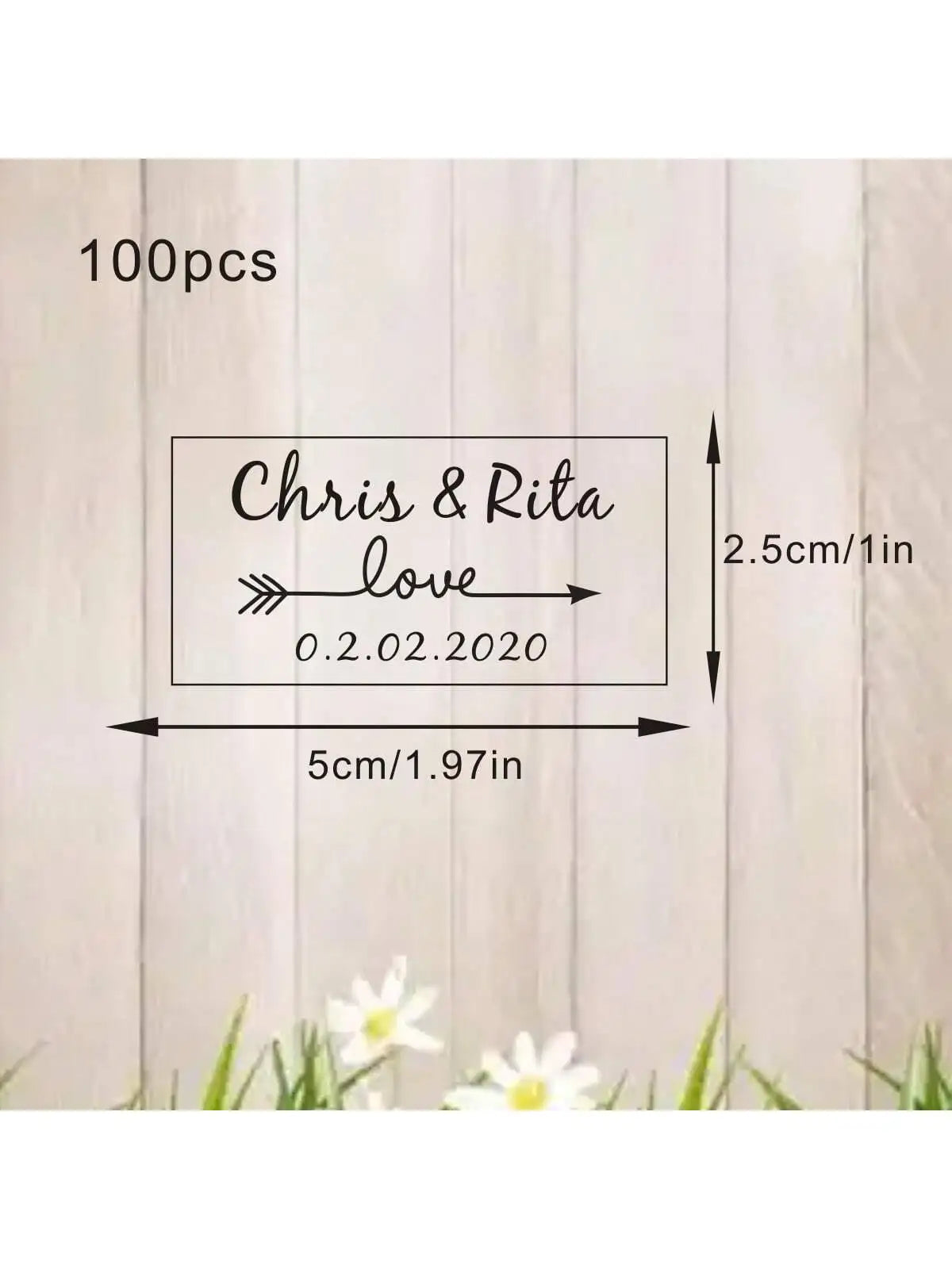 100 Étiquettes Bulles Savon Mariage Transparentes - Noms Dates Personnalisés