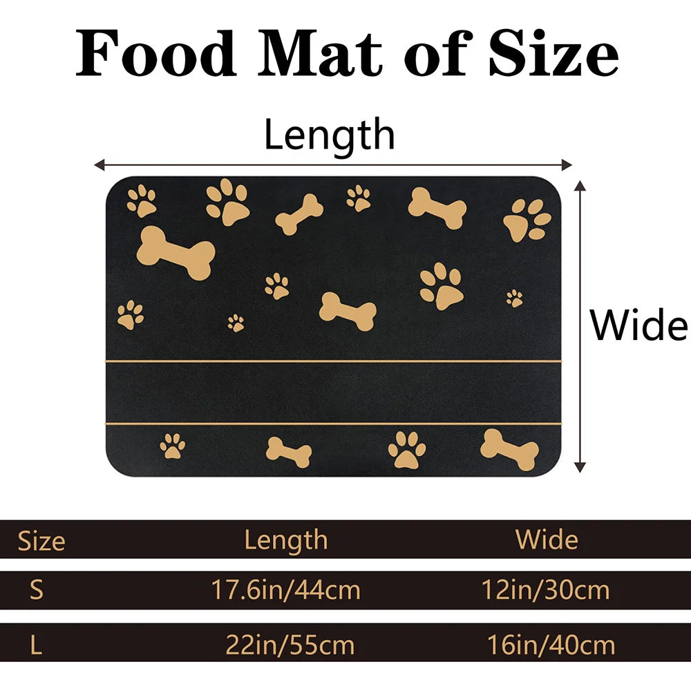 Tapis Personnalisé Chien Chat Prénom - Paillasson Déco Maison Empreintes Pattes 120x160cm