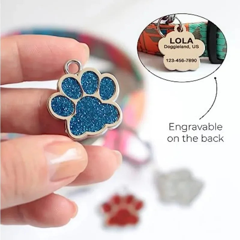 Médaille Personnalisée pour Chien et Chat - Gravure Nom, Téléphone & Date - Alliage Zinc Anti-Perte