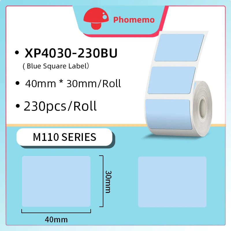 Imprimante Étiquettes Thermique Phomemo M110 - Bluetooth Portable pour Codes-Barres & Prix