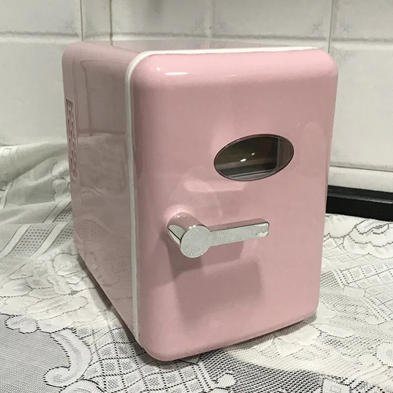 Mini Frigo Beauté 4L Chaud/Froid - Réfrigérateur Cosmétiques Portable Maison et Voiture