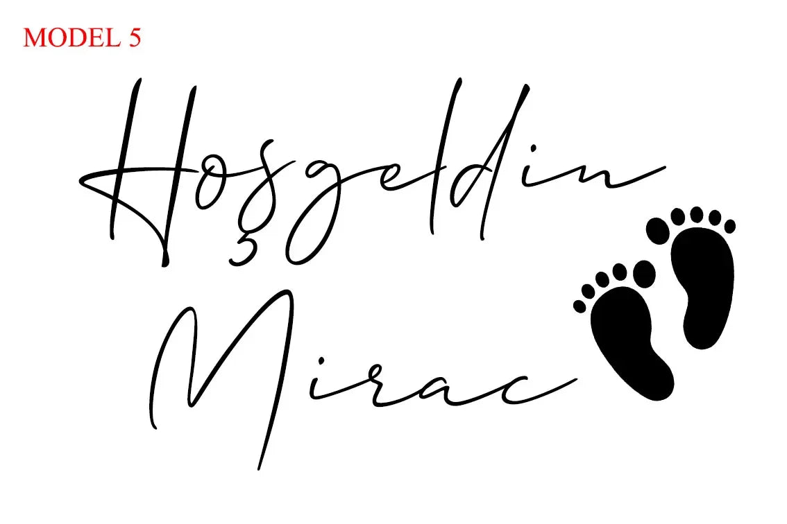 Stickers Personnalisés Ballons Bobo Prénoms 45/60/90cm - Mariage Baby Shower